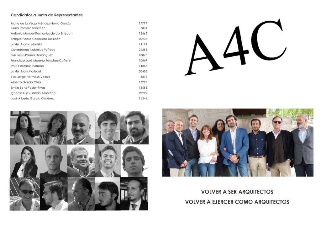 A4C 2017 candidatos
